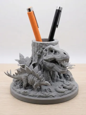 Organizador: Prähistorischer Dinosaurier Stiftehalter — vista de referencia 2