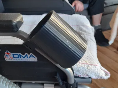 Wheelchair bottle holder