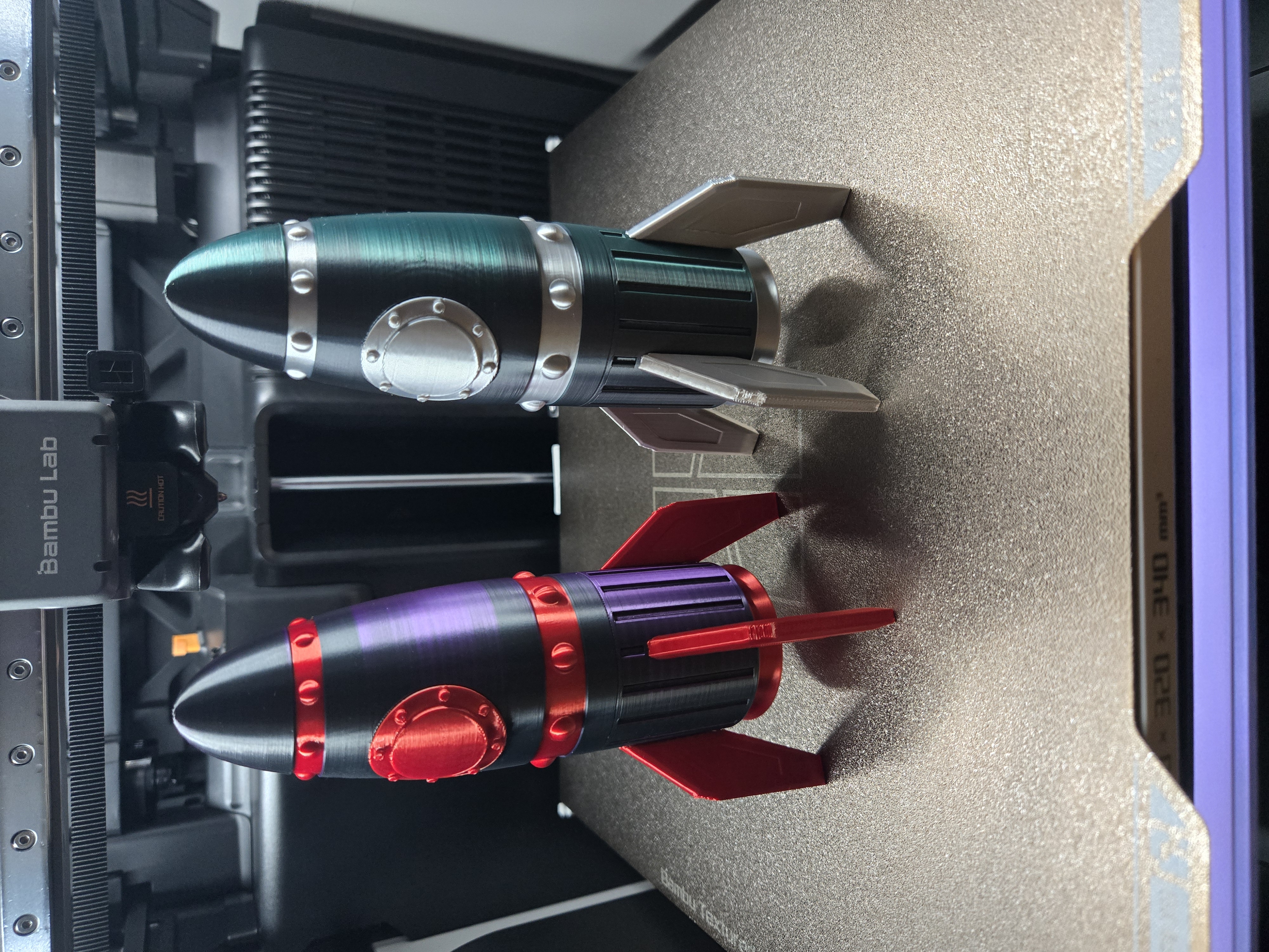Miniatura 1 do modelo 3D LED Tea Light Candle Rocket