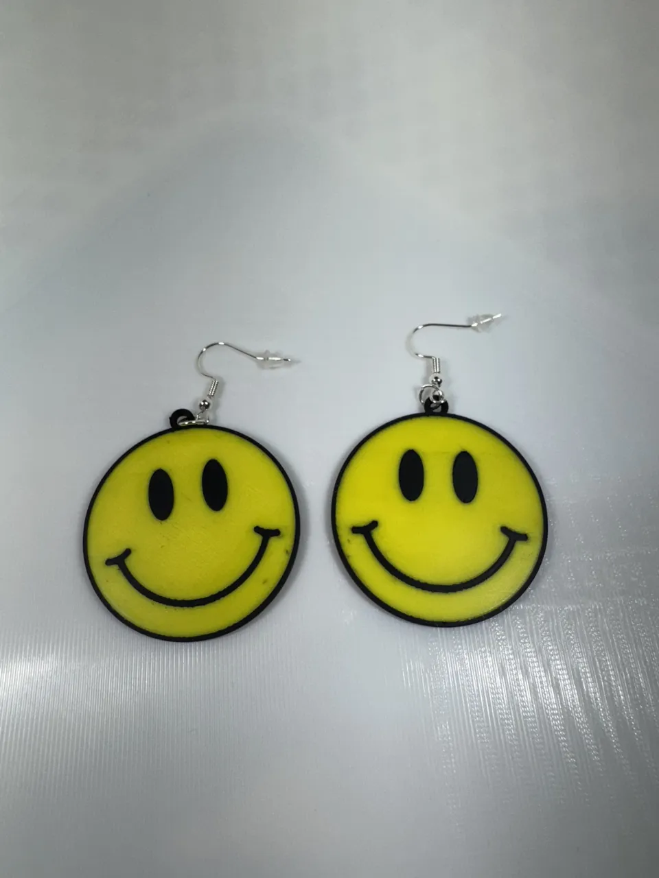 Smiley Face Earrings view 3