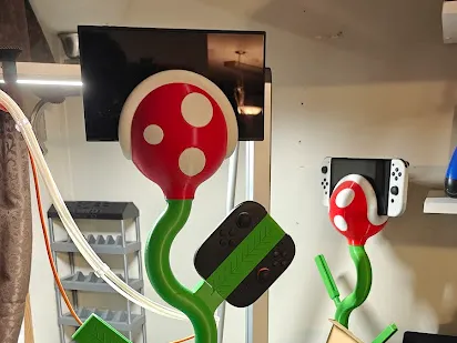 Nintendo Switch 2 Plant Stand (and OG Switch)