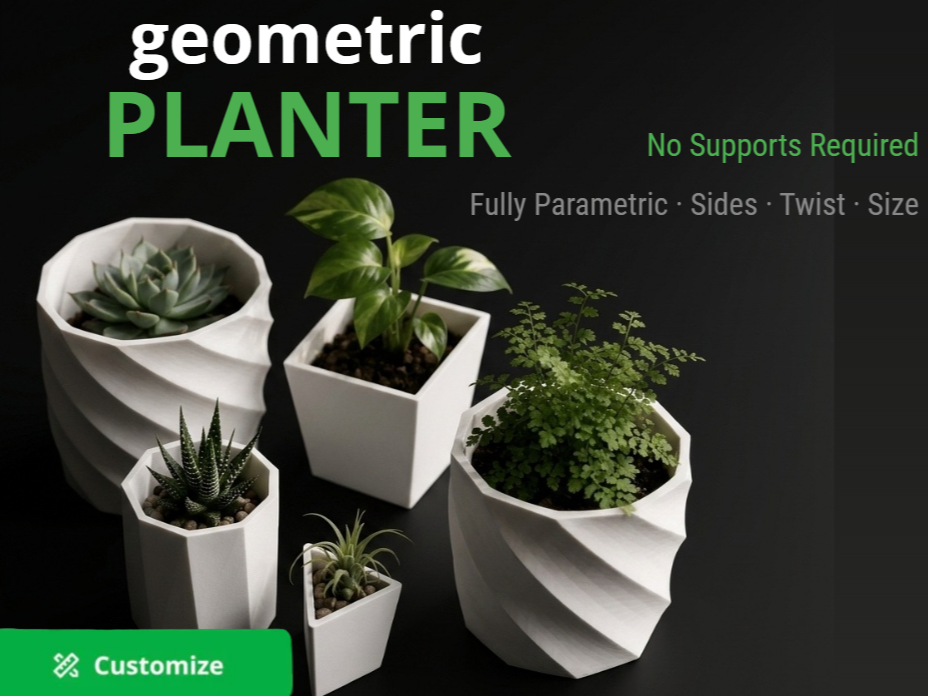 Geometric Parametric Planter
