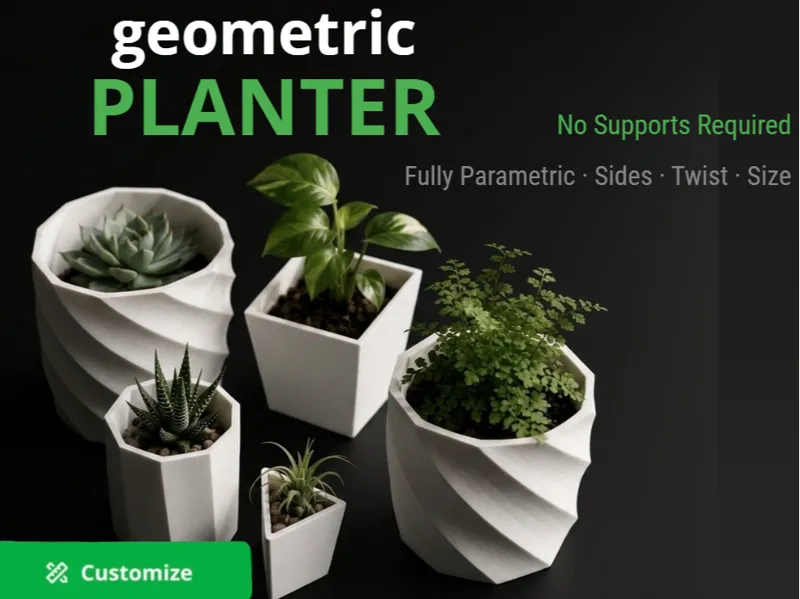 Geometric Parametric Planter