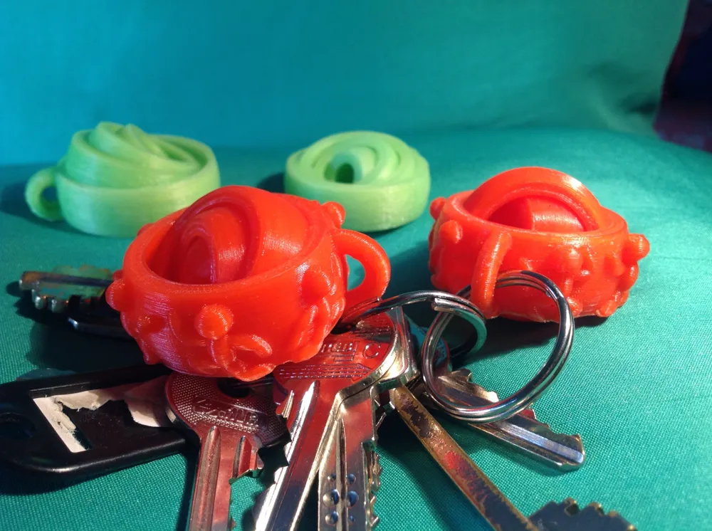 Anti-stress Gyroscope Keychain by Andurel - MakerWorld
