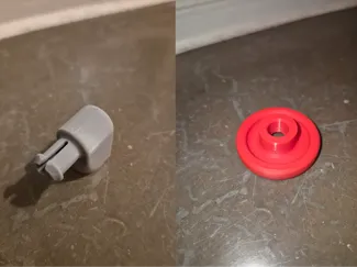 IKEA washing machine spare wheel and axle