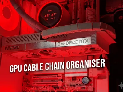 12VHPWR GPU Cable Side Chain Organiser