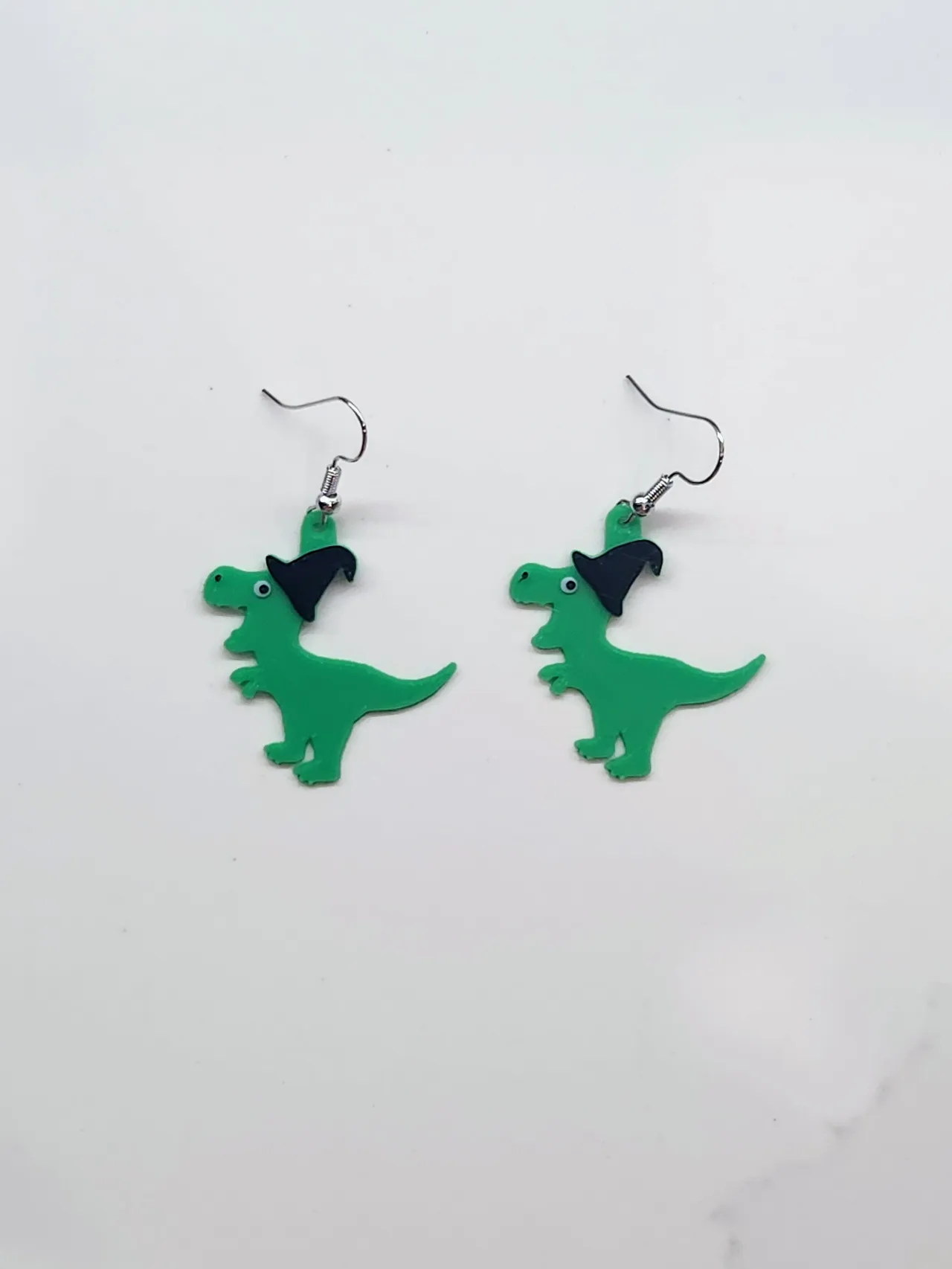 TRex Witch Earrings view 2