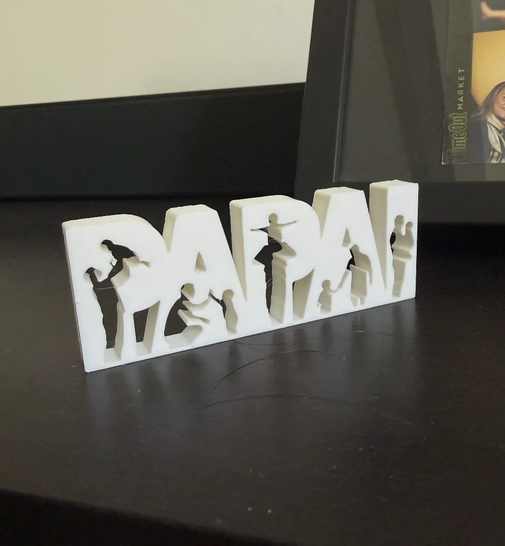 Dia dos Pais - PAPAI Letreiro NO AMS (Fast Print) view 3