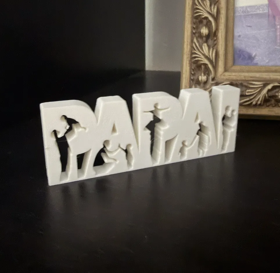Dia dos Pais - PAPAI Letreiro NO AMS (Fast Print) view 4