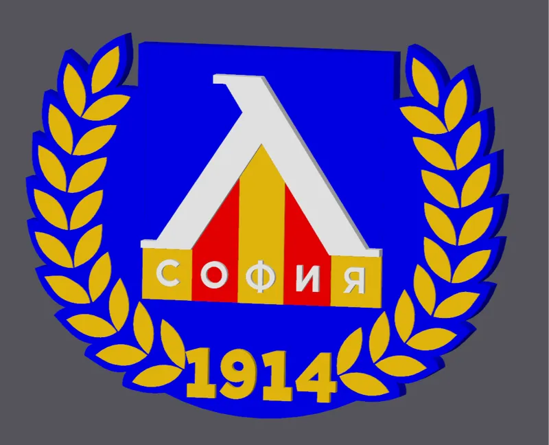 Bulgarian Football Team LEVSKI Logo / Левски Лого