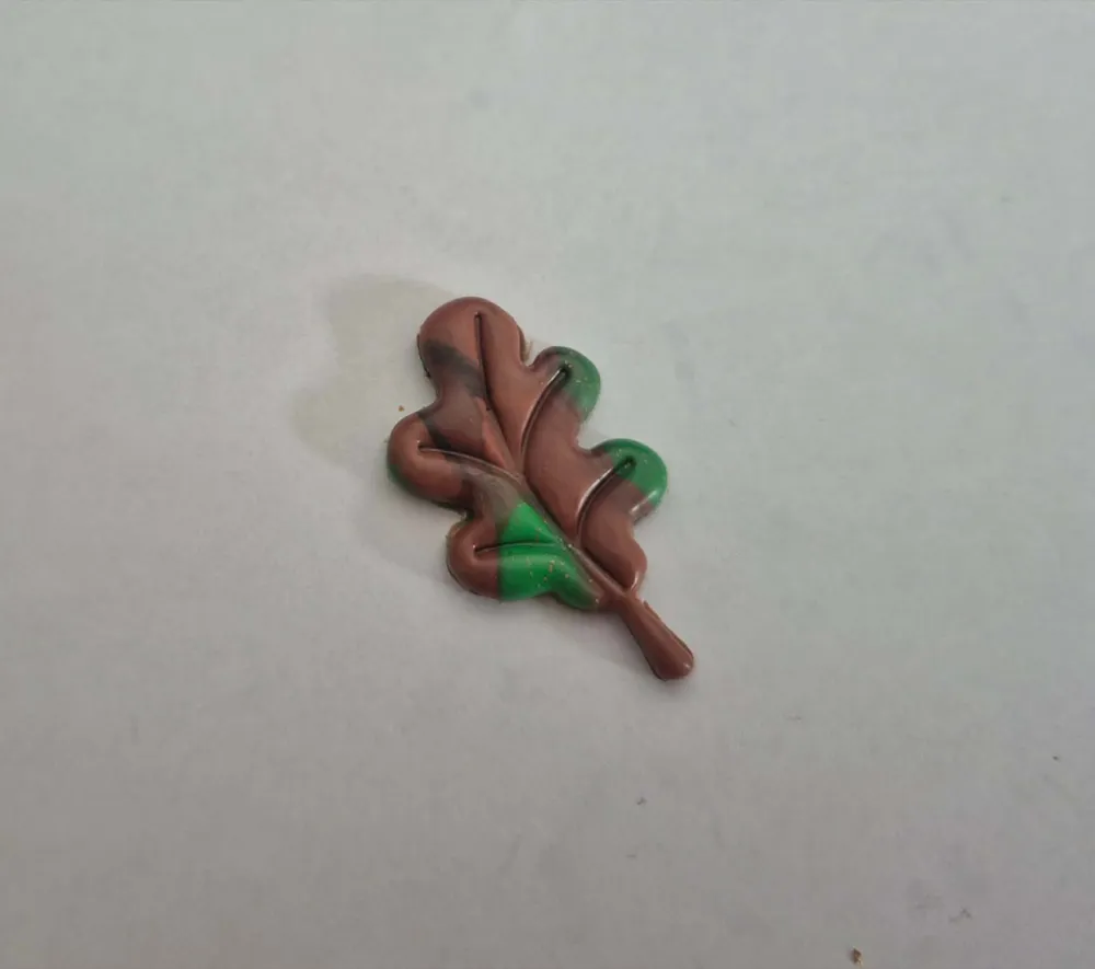 Working Modle About Pattern Clay cutter OAK LEAF - Free 3D Print Model - MakerWorld