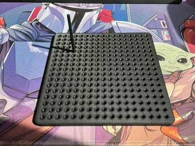 Parametric Crochet Blocking Board Pegboard & Pegs