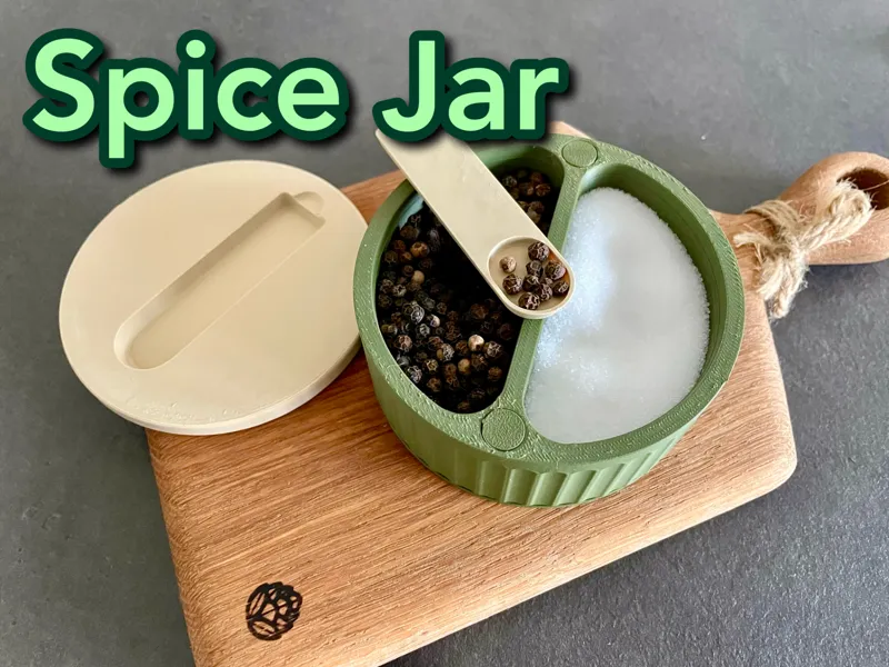 Spice Jar with spoon