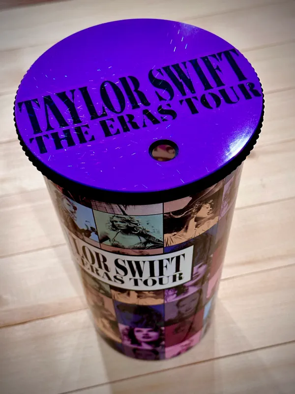 Couvercle fan Taylor Swift pour gobelet souvenir