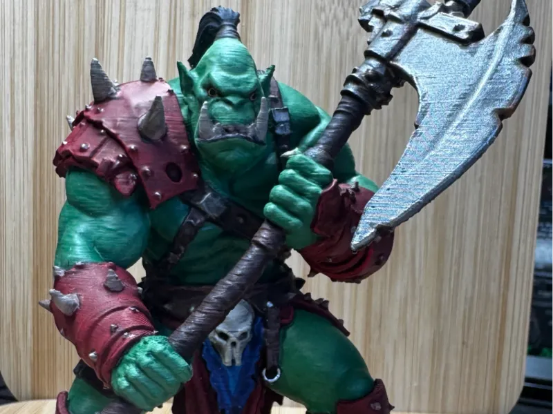Goremaw, the Spiked Axe Orc