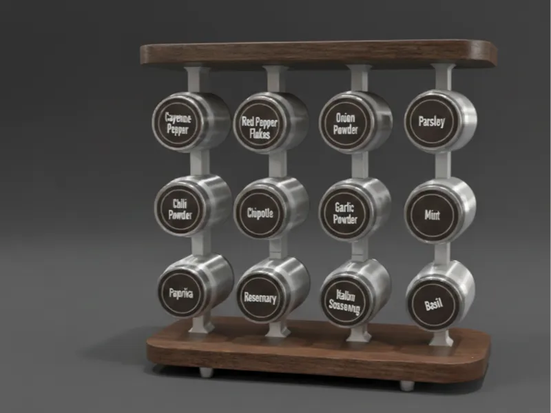 The Artisan Spice Display Rack