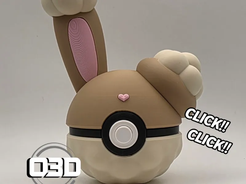 Buneary Pokeball - O3D (No AMS)