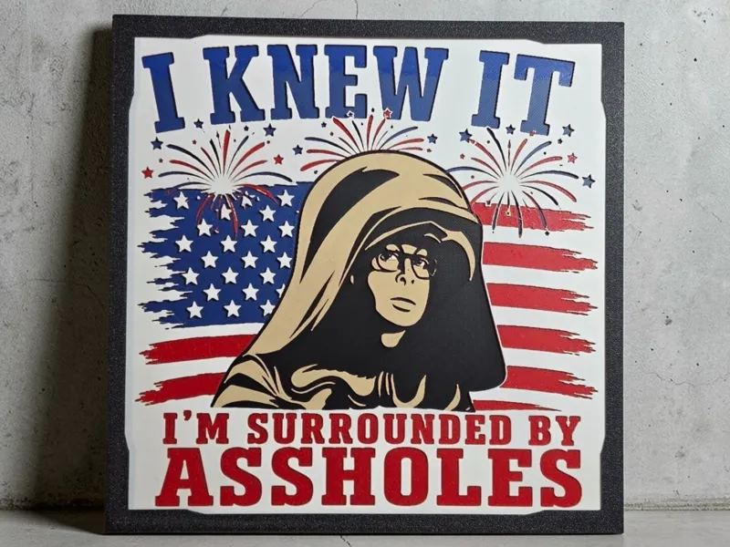 I Knew It - Spaceballs Patriotic Wall Art