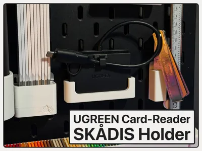 UGREEN SD-Card Reader Skadis Holder