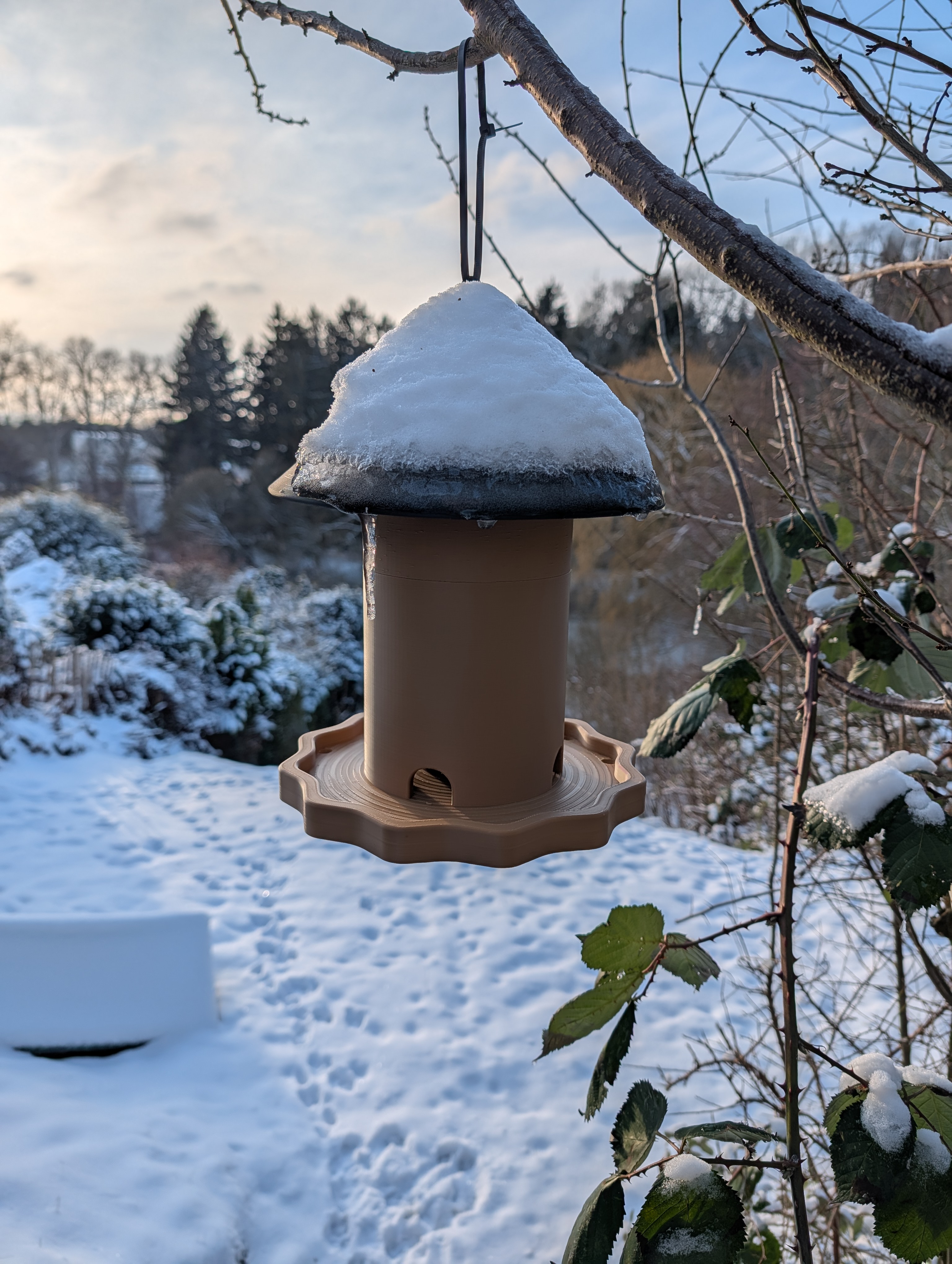 Miniatura 1 do modelo 3D Bird feeder V2