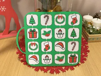 Concentration Game (PEXESO) - Christmas