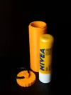 Labello/Nivea tubes with a normal surface