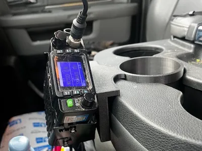 ram 1500 3 cup holder radio mount 