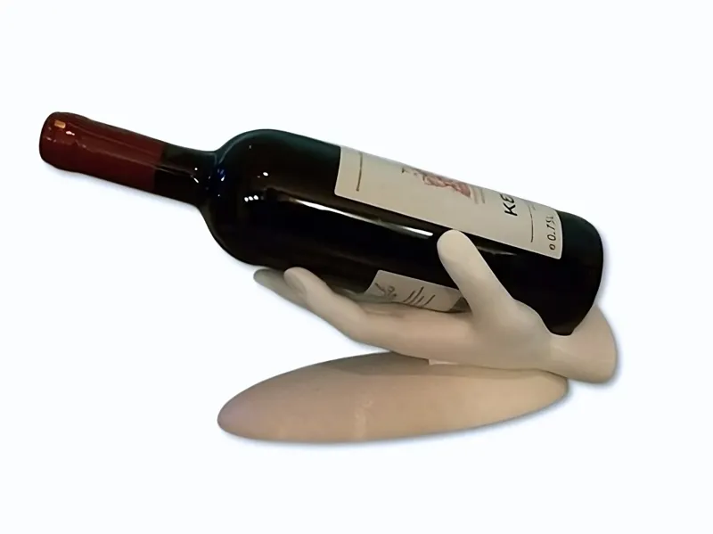 Weinflaschenhalter / Weinflaschenhand - Dekoration
