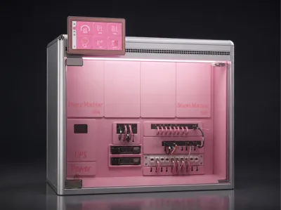 【Dream_Machine Open Source Cabinet】Dust-free and maintenance-free STEP provided 
