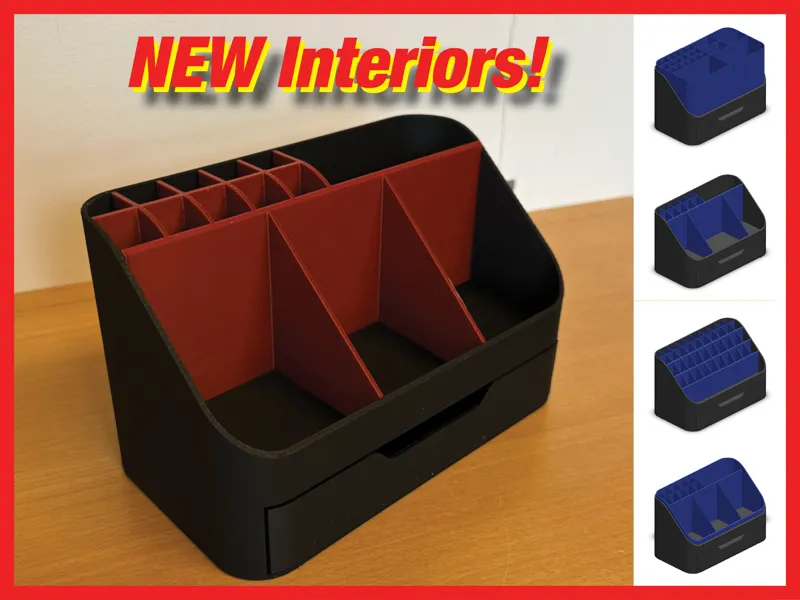 Zero support Pen Holder with Drawer