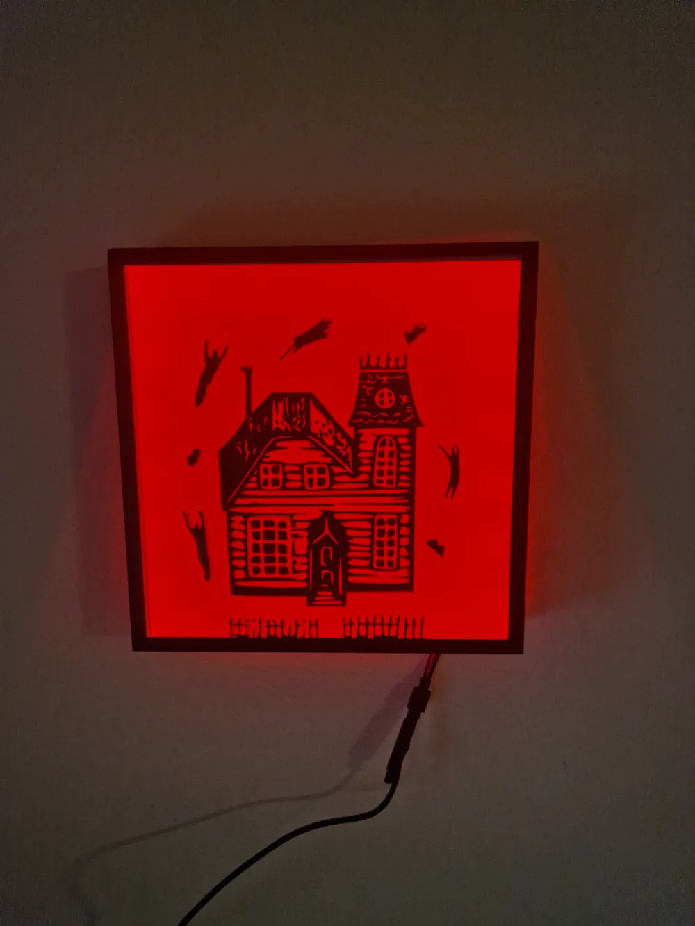 Haunted House Light box Halloween by kadotje.com - MakerWorld