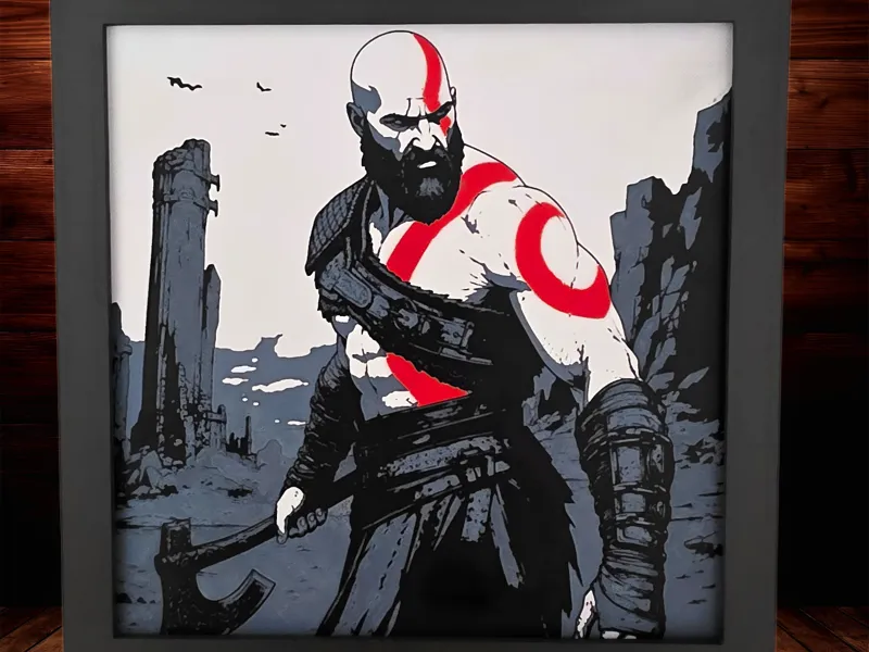Kratos - God of War - 4 Colour