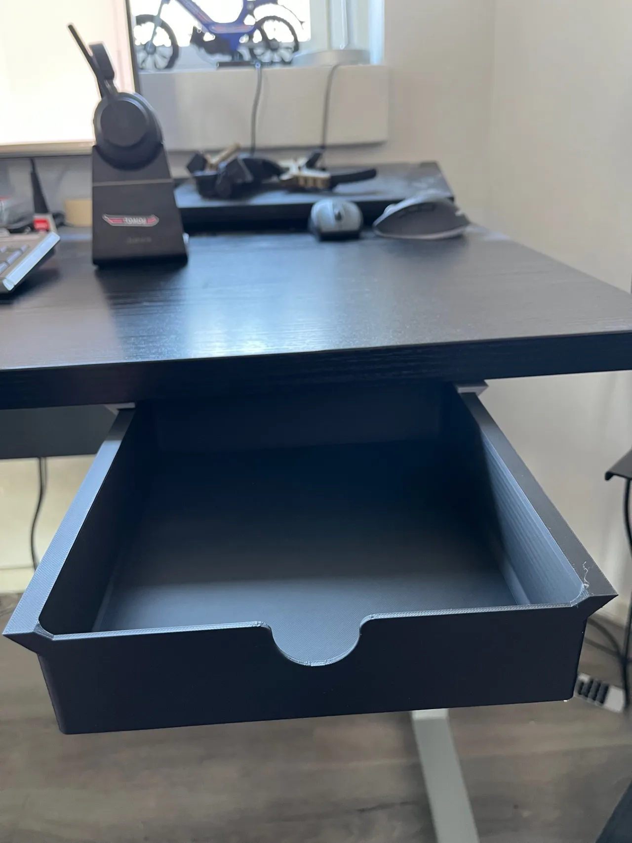 Desk Drawer with stop view 4