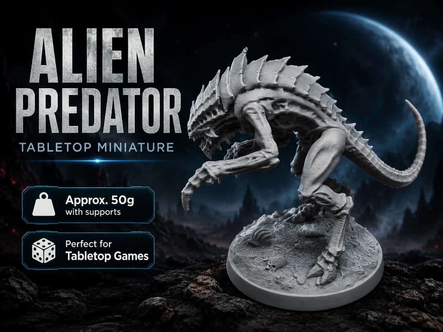 Xeno Stalker – Alien Predator Tabletop Miniature
