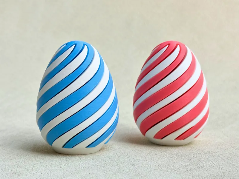 Spiral Impossible Passthrough Egg