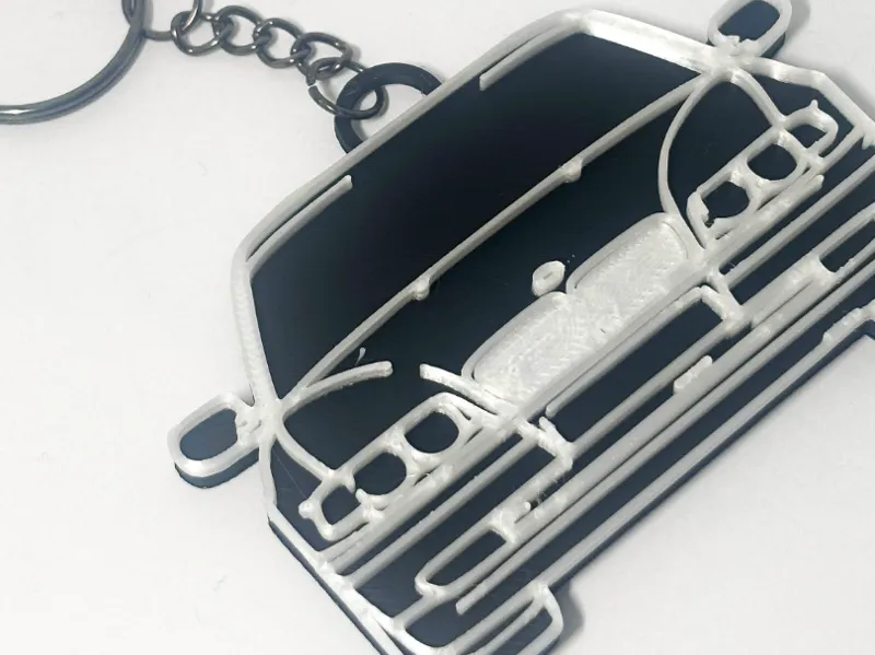 BMW E38 keychain