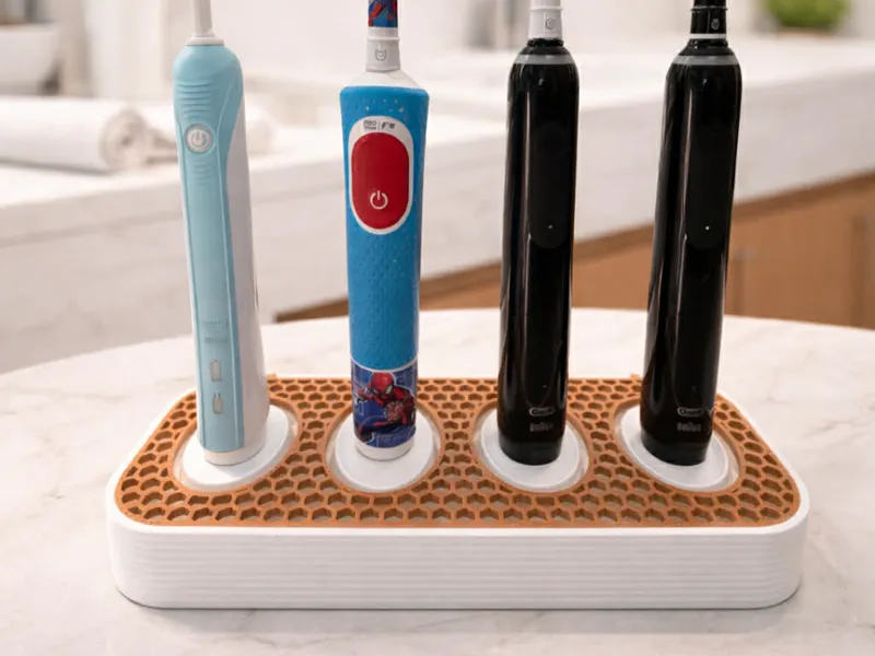 Clean setup for your Oral B toothbrushes