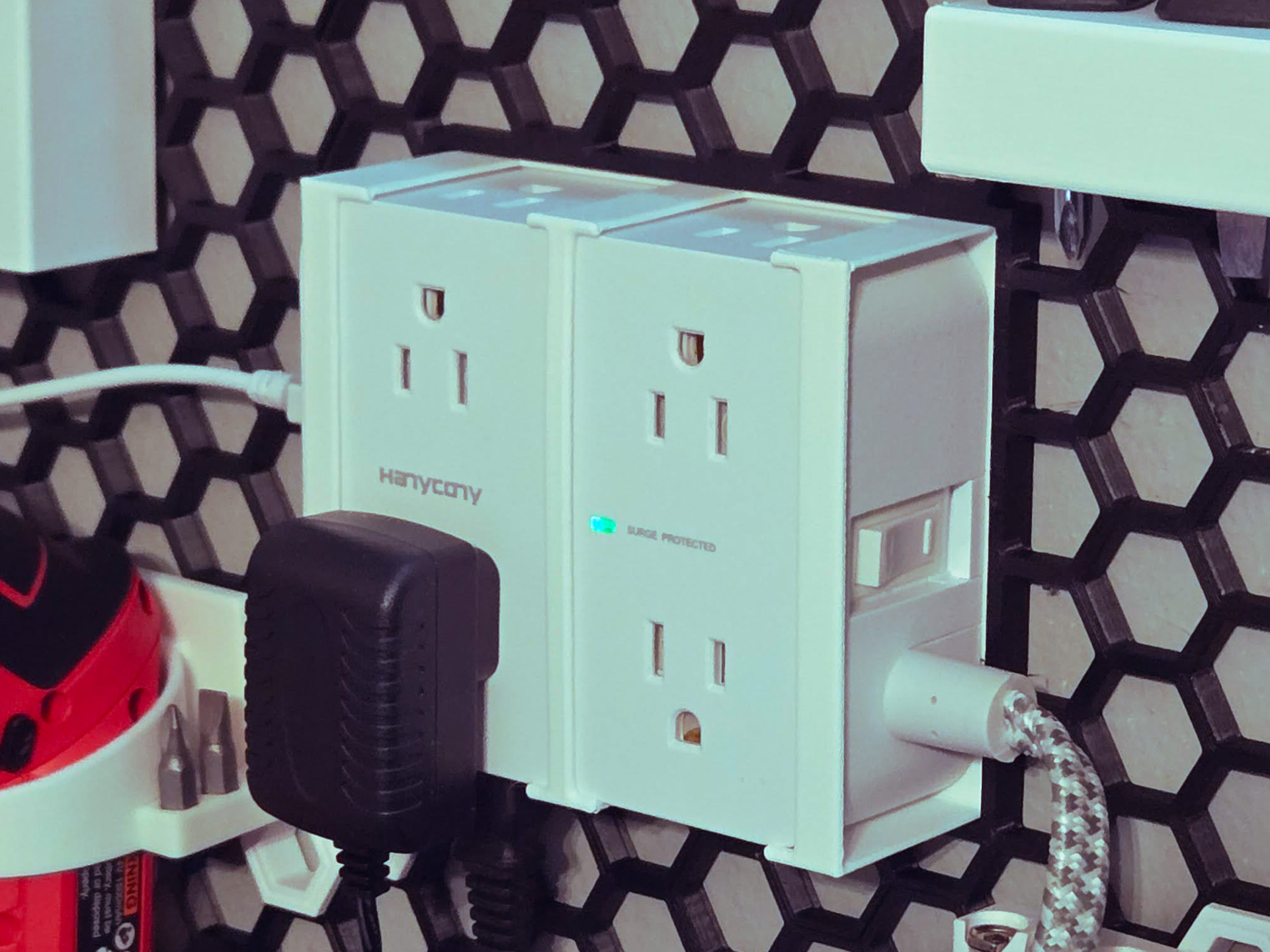 HANYCONY Power Strip Mount – HSW Honeycomb Holder
