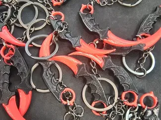 CS爪子刀钥匙扣 karambit kay chain