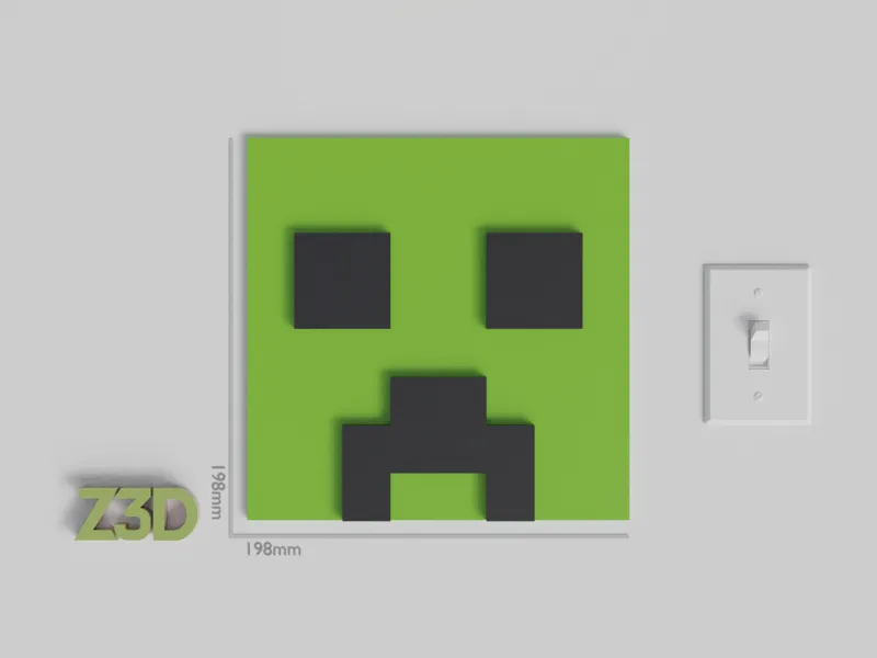 Minecraft Creeper (Wall Decoration - AMS/SPLIT)