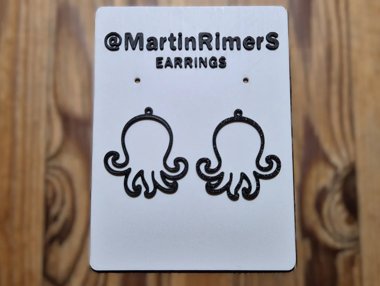 Octopus Earrings view 3