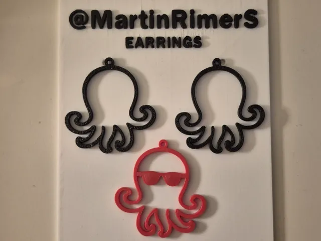 Octopus Earrings