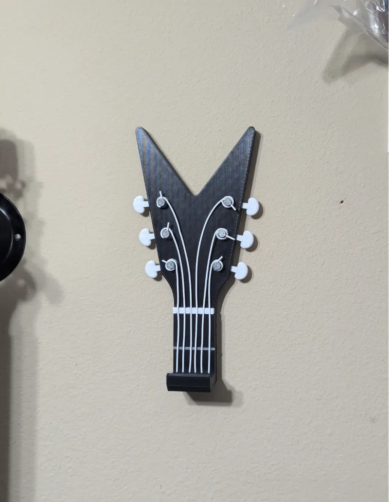 Guitar V-Shape Headstock Wall Hook