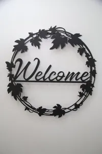 Couronne de porte Bienvenue — photo 2