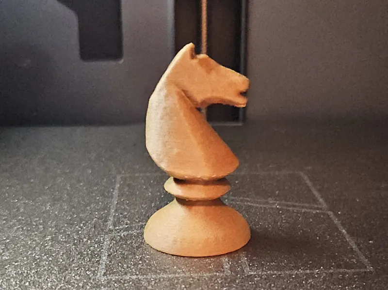 Knight figurine for chess