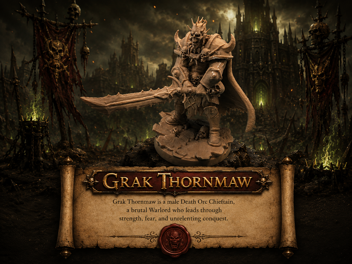 Death Orc Warlord “Grak Thornmaw”