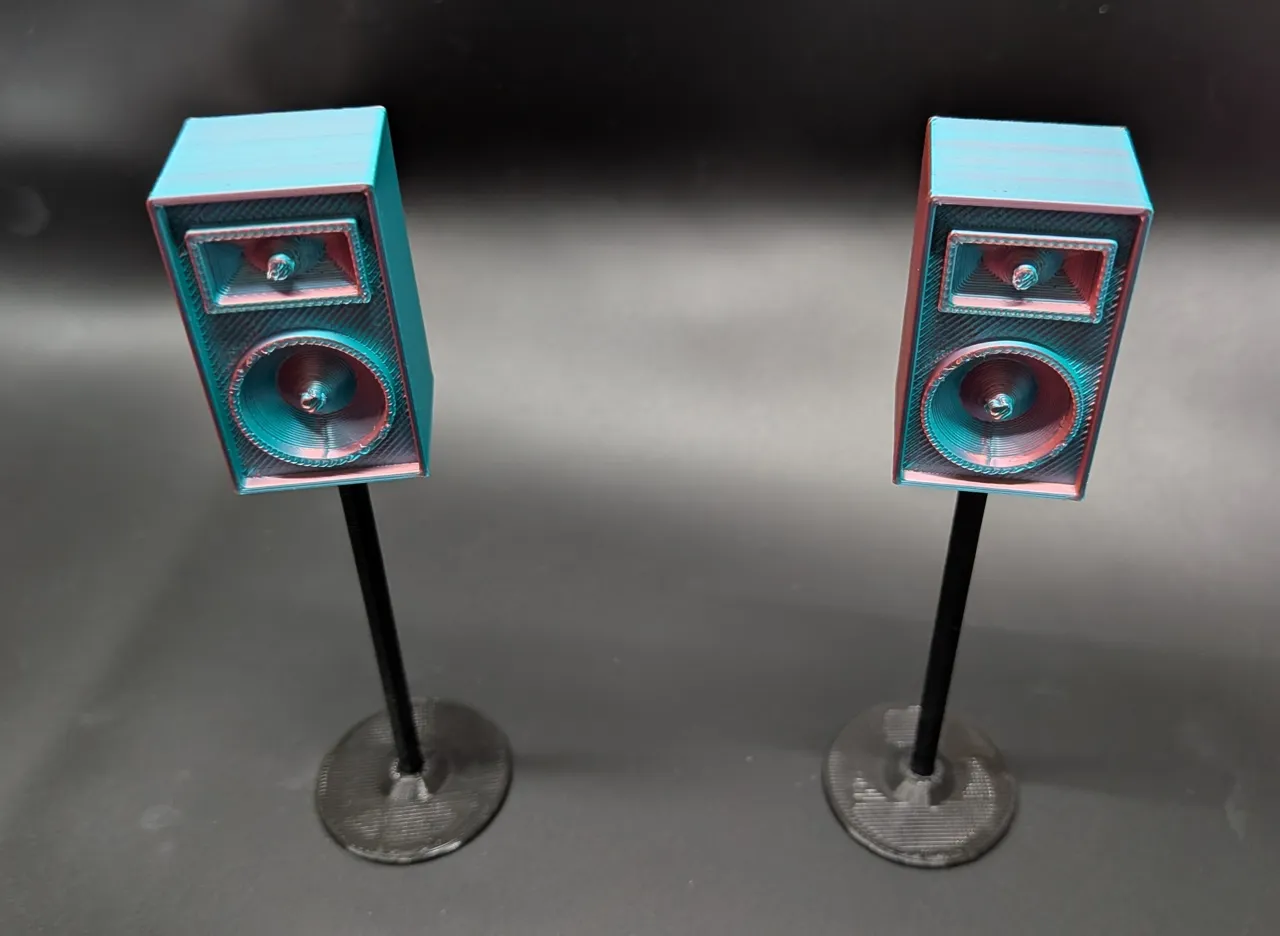 Mini Record Player Vertical Speakers view 2