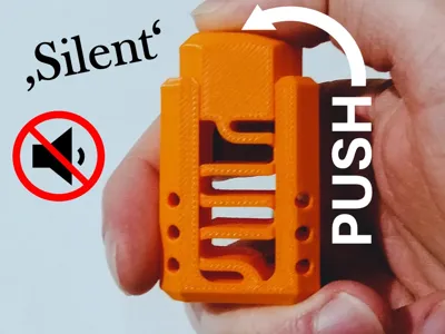 Silent Fidget Button / Toy – 6 Strength Levels