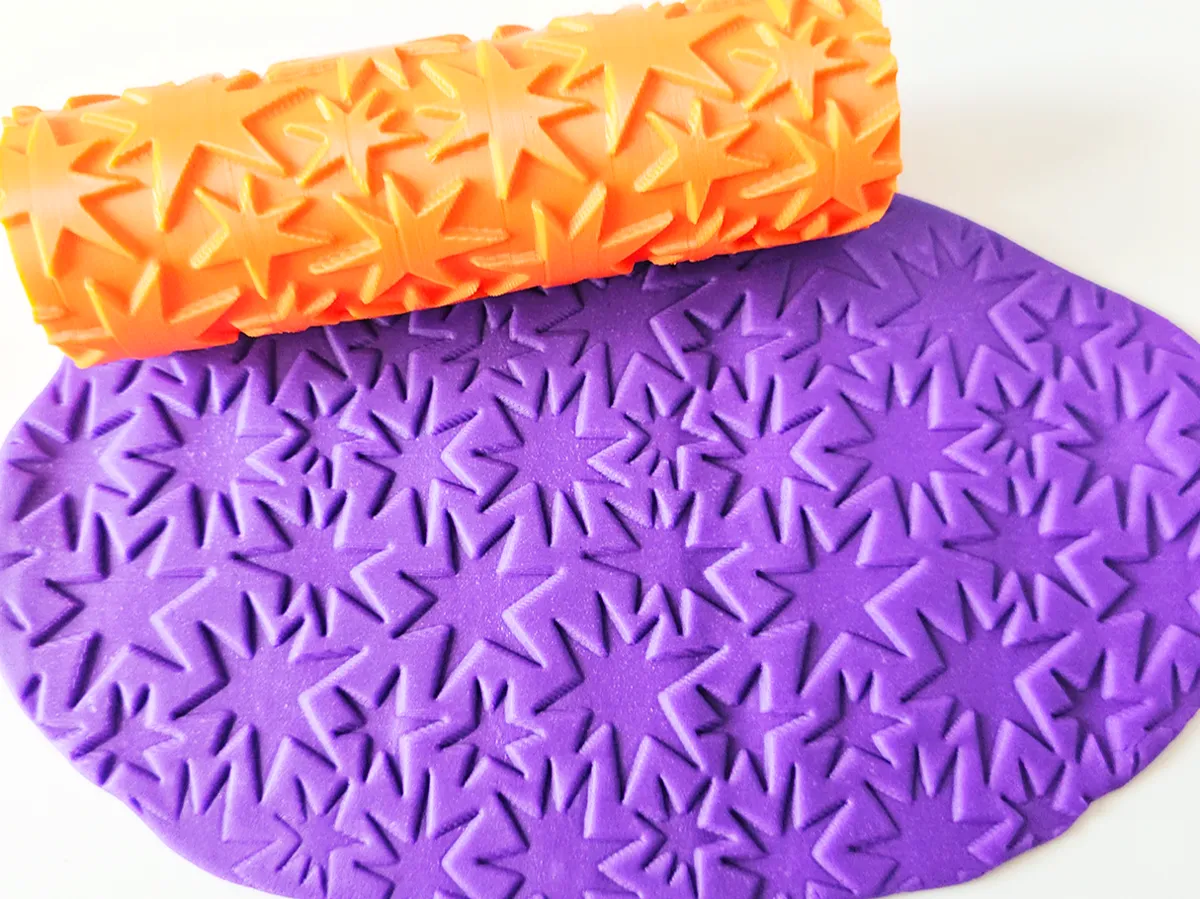 Rouleau texture étoiles filantes