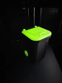Mülltonne V2 AMS leuchtend groß (16cm)
